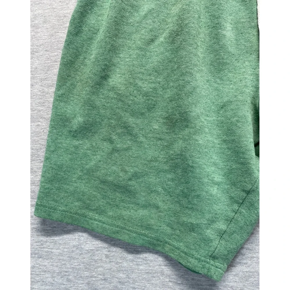 Calvin Klein Sweat Shorts Mens Medium Green Logo Streetwear Drawstring Waist